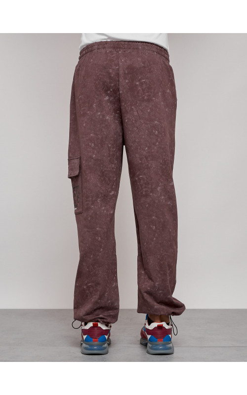 Мужские спортивные трикотажные штаны прямого кроя для активного образа жизни