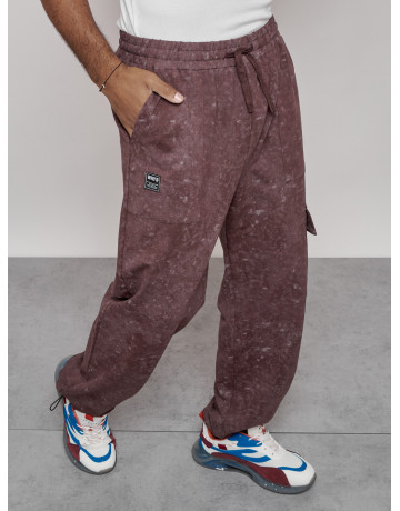 Мужские спортивные трикотажные штаны прямого кроя для активного образа жизни