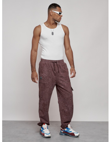 Мужские спортивные трикотажные штаны прямого кроя для активного образа жизни