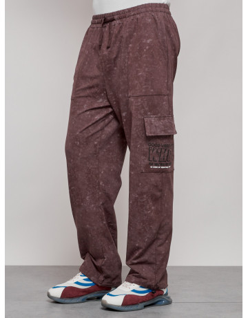 Мужские спортивные трикотажные штаны прямого кроя для активного образа жизни