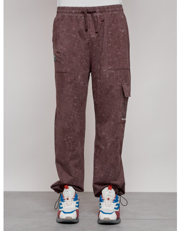 Мужские спортивные трикотажные штаны прямого кроя для активного образа жизни