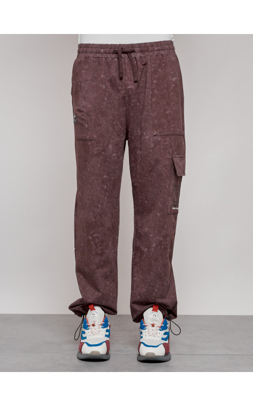 Мужские спортивные трикотажные штаны прямого кроя для активного образа жизни