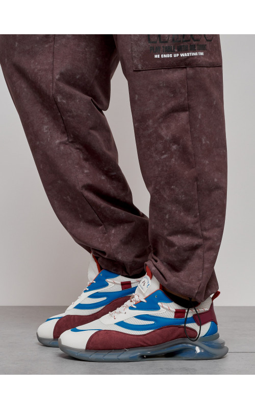 Мужские спортивные трикотажные штаны прямого кроя для активного образа жизни