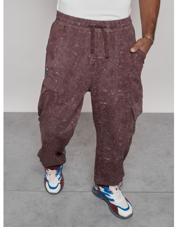 Мужские спортивные трикотажные штаны прямого кроя для активного образа жизни