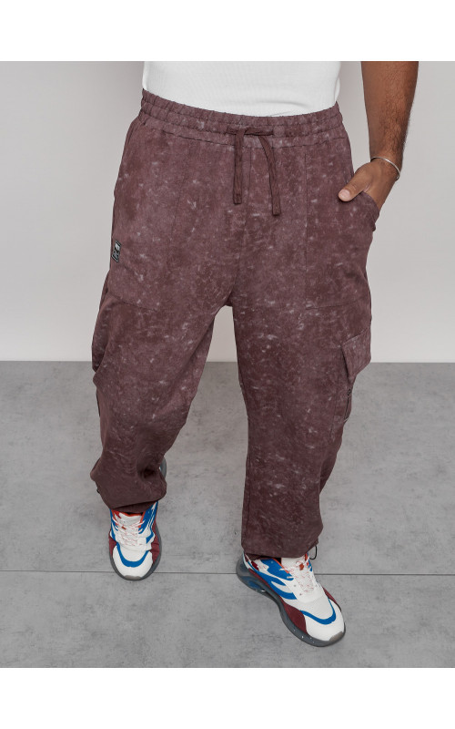 Мужские спортивные трикотажные штаны прямого кроя для активного образа жизни