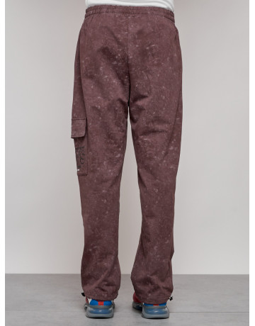 Мужские спортивные трикотажные штаны прямого кроя для активного образа жизни