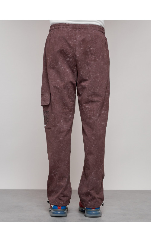 Мужские спортивные трикотажные штаны прямого кроя для активного образа жизни