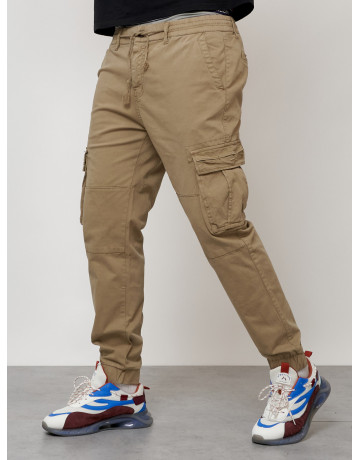 Мужские брюки карго зауженного кроя.