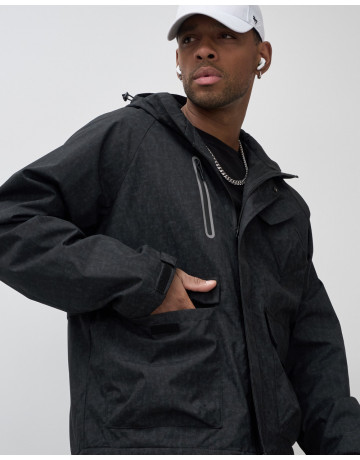 Мужская спортивная куртка для весны и осени, чёрная, для активного отдыха в Тюмени