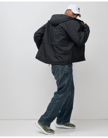 Мужская спортивная куртка для весны и осени, чёрная, для активного отдыха в Тюмени