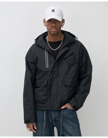 Мужская спортивная куртка для весны и осени, чёрная, для активного отдыха в Тюмени