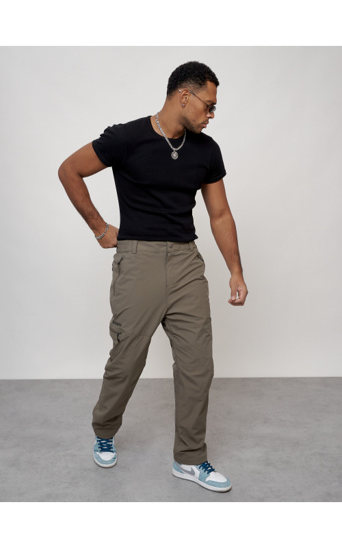 Мужские брюки с утеплителем флис