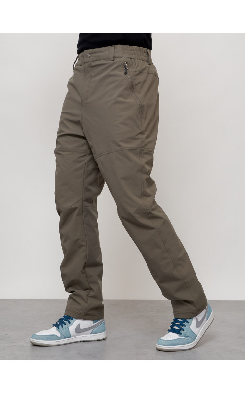 Мужские брюки с утеплителем флис