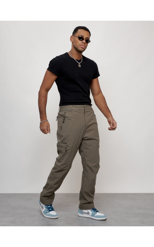 Мужские брюки с утеплителем флис