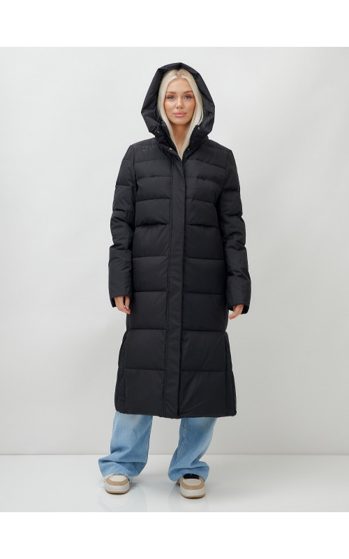 Длинный зимний пуховик для молодёжи