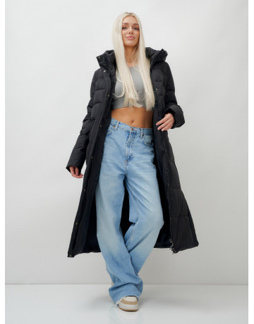 Длинный зимний пуховик для молодёжи