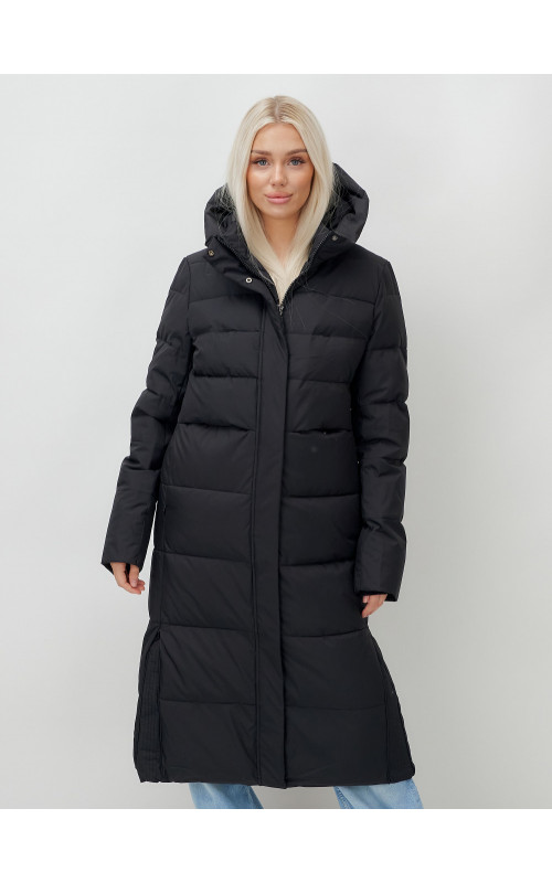 Длинный зимний пуховик для молодёжи