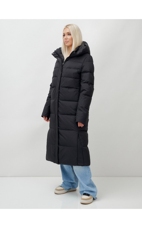 Длинный зимний пуховик для молодёжи