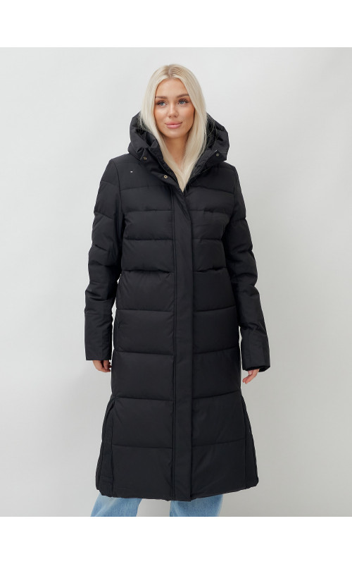Длинный зимний пуховик для молодёжи