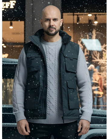 Трансформер-жилетка с подогревом для активного отдыха на природе