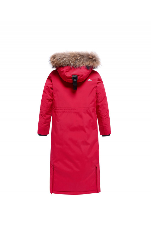 Удлинённая зимняя парка для девочек Valianly для зимних видов спорта.