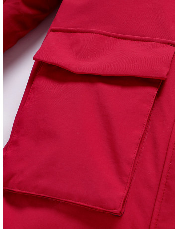 Удлинённая зимняя парка для девочек Valianly для зимних видов спорта.