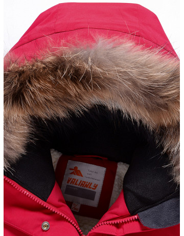 Удлинённая зимняя парка для девочек Valianly для зимних видов спорта.