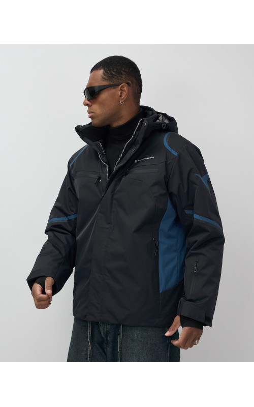 Мужская горнолыжная куртка, тёмно-синий, для зимних видов спорта в Тюмени