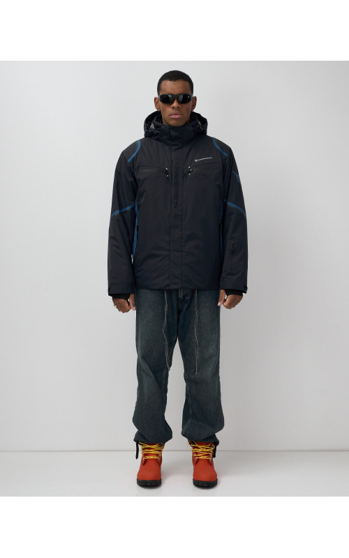 Мужская горнолыжная куртка, тёмно-синий, для зимних видов спорта в Тюмени