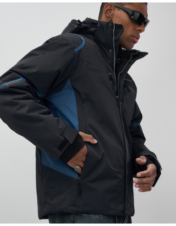 Мужская горнолыжная куртка, тёмно-синий, для зимних видов спорта в Тюмени