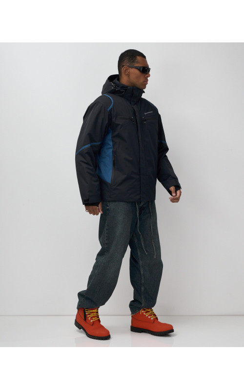 Мужская горнолыжная куртка, тёмно-синий, для зимних видов спорта в Тюмени