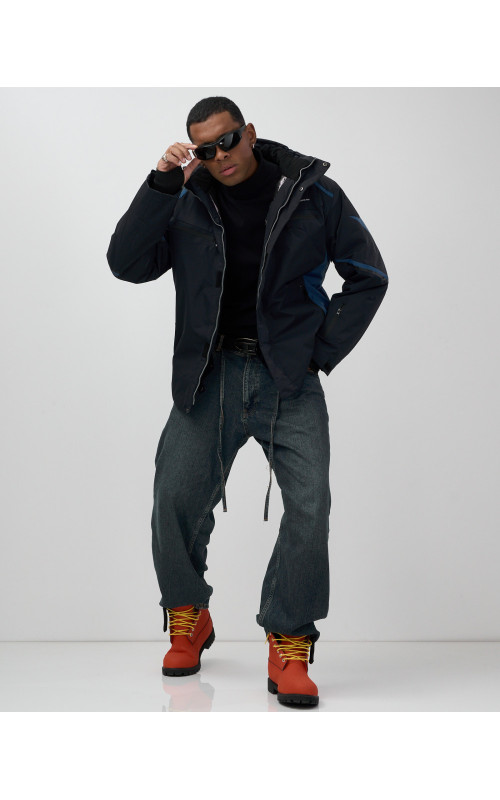 Мужская горнолыжная куртка, тёмно-синий, для зимних видов спорта в Тюмени