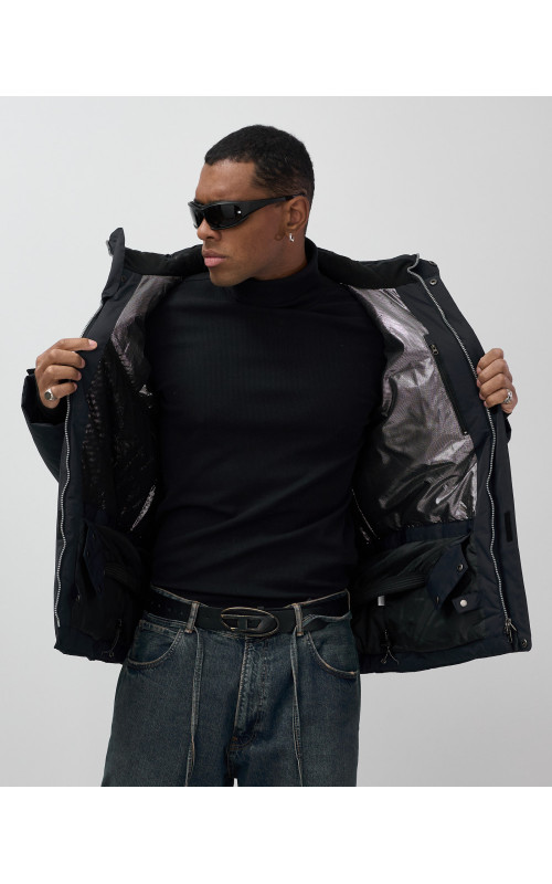 Мужская горнолыжная куртка, тёмно-синий, для зимних видов спорта в Тюмени