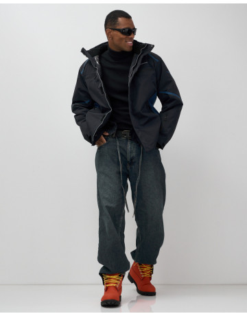 Мужская горнолыжная куртка, тёмно-синий, для зимних видов спорта в Тюмени