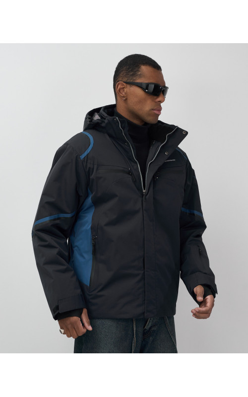 Мужская горнолыжная куртка, тёмно-синий, для зимних видов спорта в Тюмени