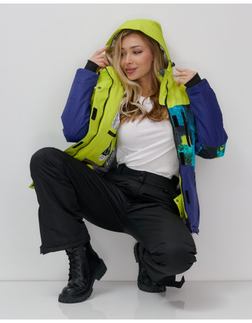 Куртка с полукомбинезоном для осени и зимы, размерный ряд 40–50.