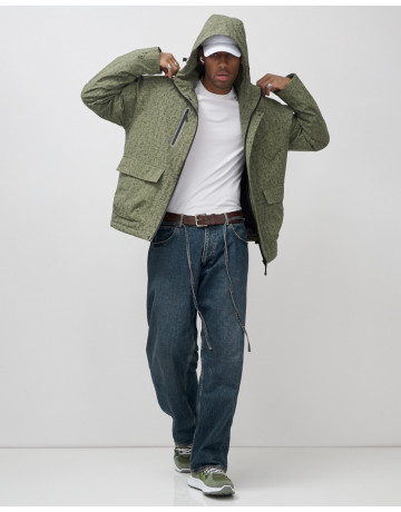 Мужская спортивная куртка весна-осень, цвет хаки, для активного отдыха в Тюмени