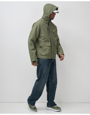 Мужская спортивная куртка весна-осень, цвет хаки, для активного отдыха в Тюмени