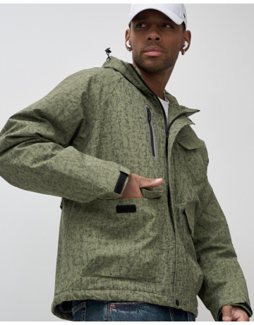 Мужская спортивная куртка весна-осень, цвет хаки, для активного отдыха в Тюмени