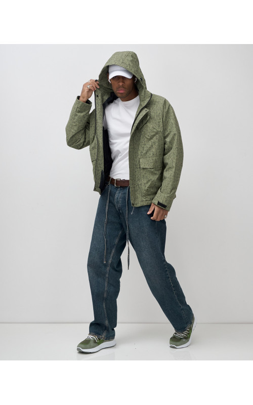 Мужская спортивная куртка весна-осень, цвет хаки, для активного отдыха в Тюмени