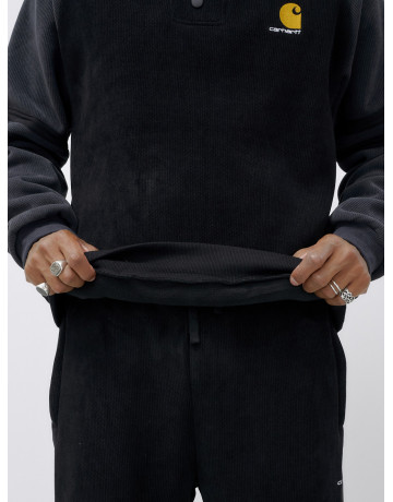 Мужской демисезонный спортивный костюм на флисе, чёрный, для спорта. в Тюмени