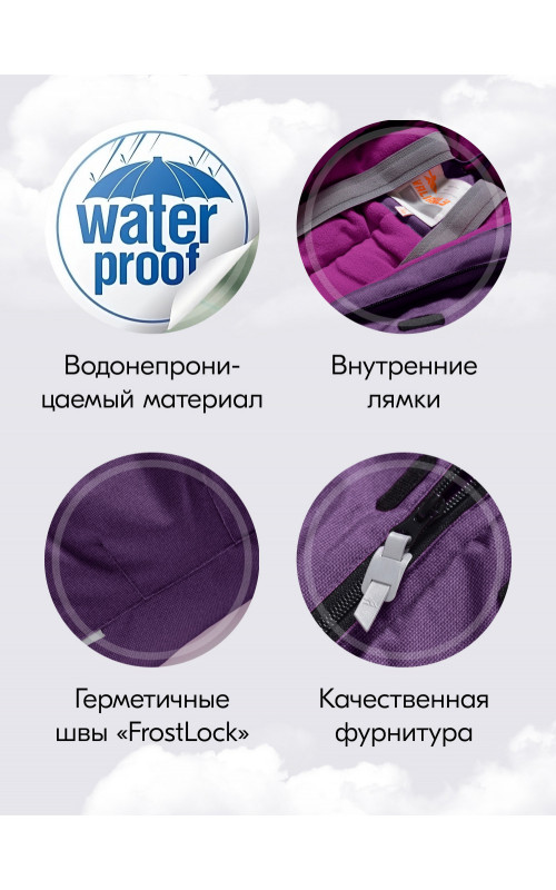 Зимний комбинезон для девочек для активных игр на улице