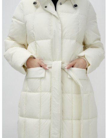 Длинный зимний пуховик для женщин