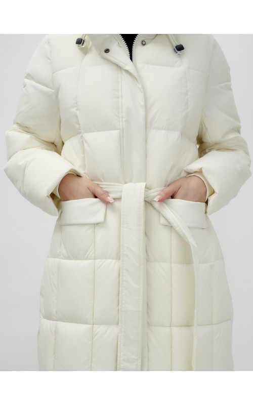 Длинный зимний пуховик для женщин