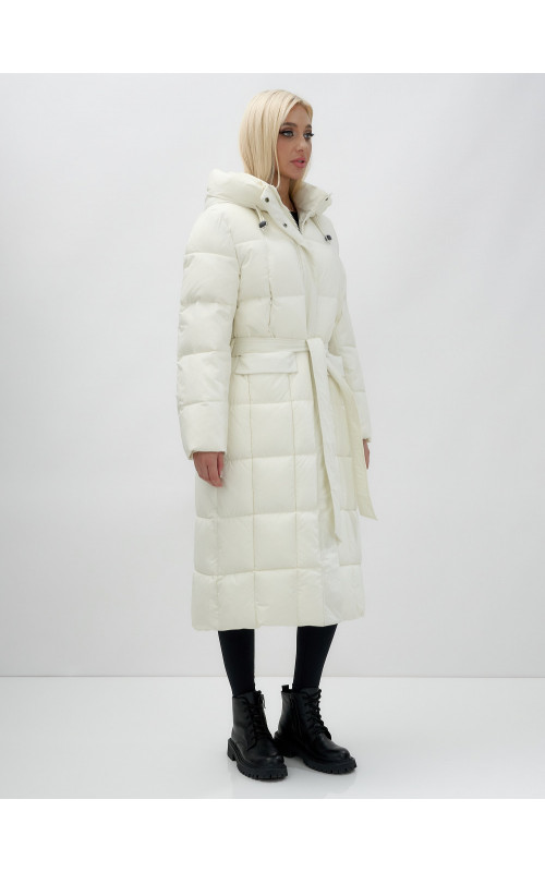 Длинный зимний пуховик для женщин