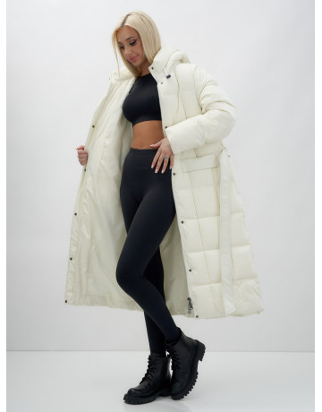 Длинный зимний пуховик для женщин