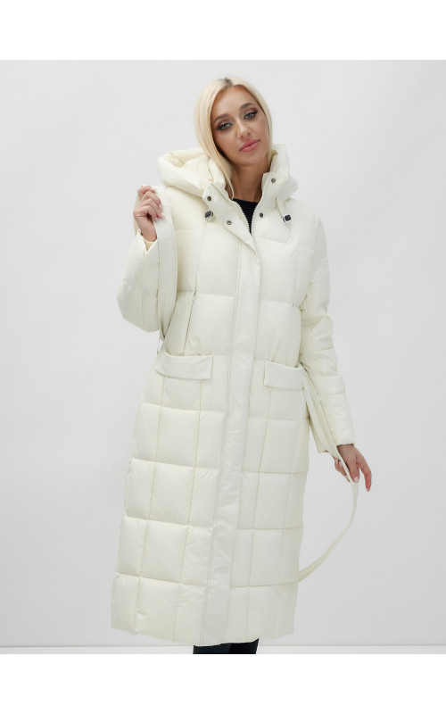 Длинный зимний пуховик для женщин