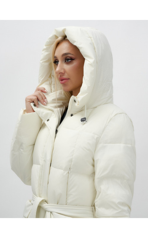 Длинный зимний пуховик для женщин