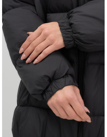 Пуховик женский зимний большой размер чёрный в Тюмени