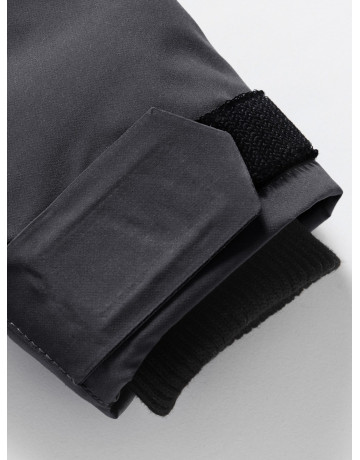 Детская зимняя парка для девочки, розовая, с капюшоном и мехом.